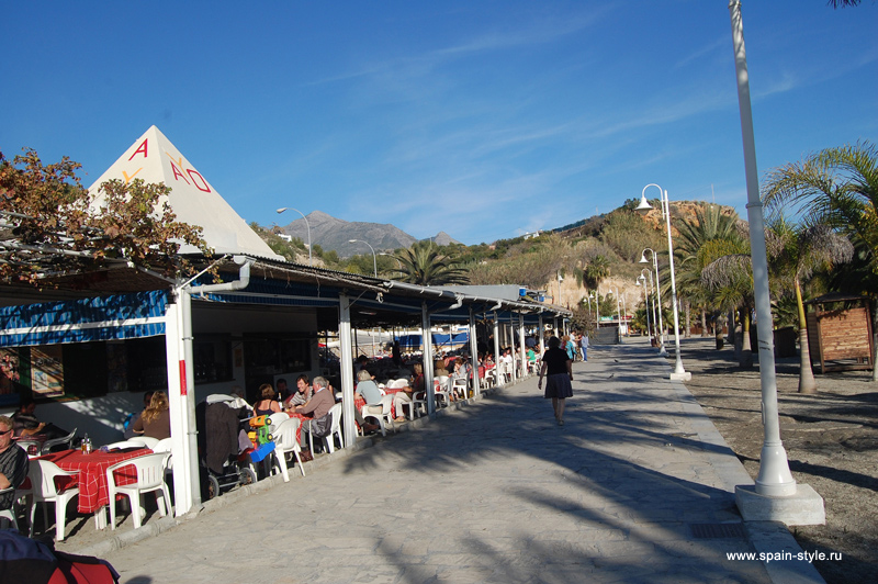 Ресторан "Ayo" на пляже