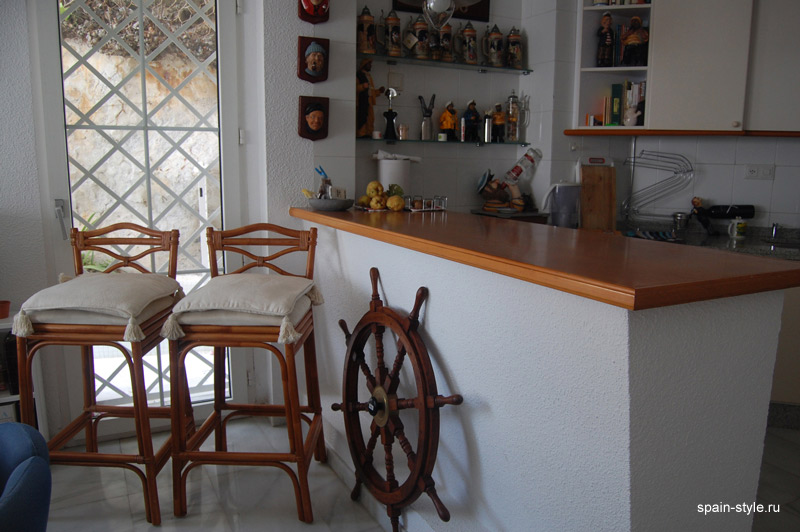 Seaview apartment in Almuñecar , kitchen