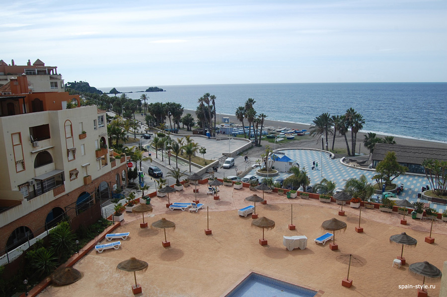 First line Sea view apartment with one bedroom in  Almuñecar, Sea view balcon
