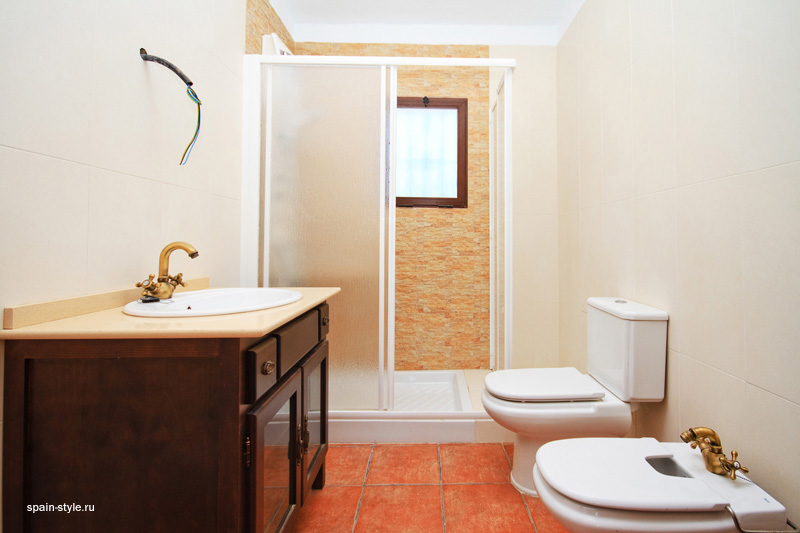 Ванная комната, Дом в горах в Малаге,  Торрокс