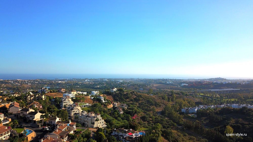 Panorámic views to the paisajes the Costa del Sol