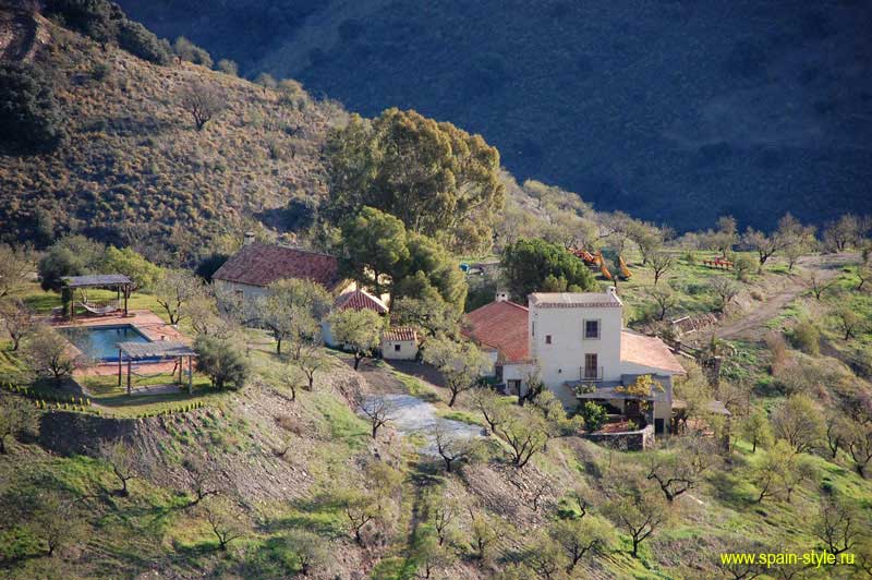 Cortijo rural en Las Alpujarras