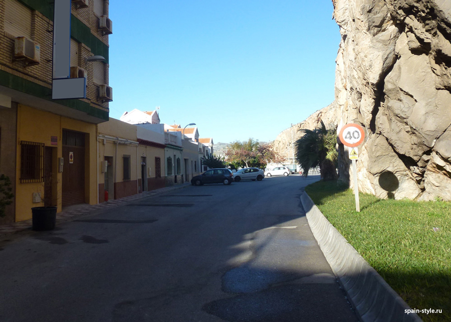 The street near hotel