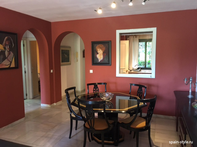 Dining room, Apartment for rent in  Marbella 