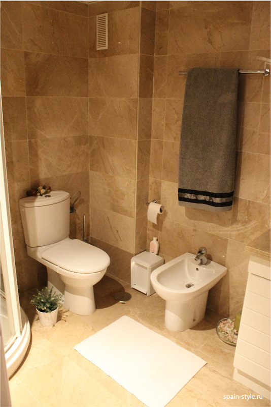 Ванная комната на первом этаже,   Квартира-пентхаус  в Бенальмадена Торрекебрада 