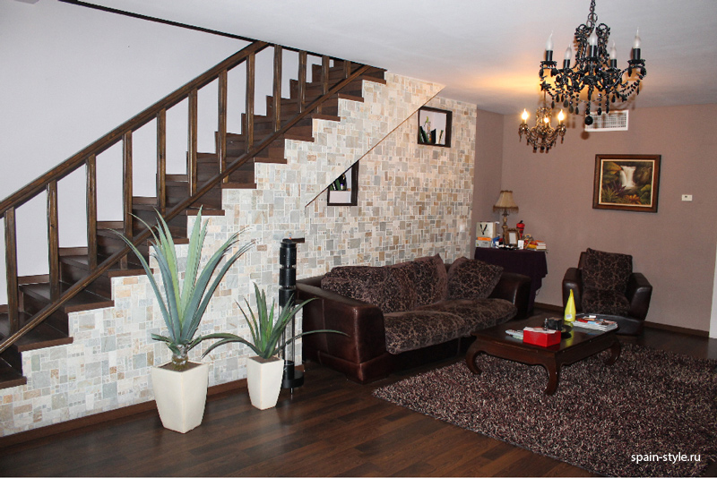 Stair to the 2nd floor, Luxury apartment in Benalmadena Torrequebrada