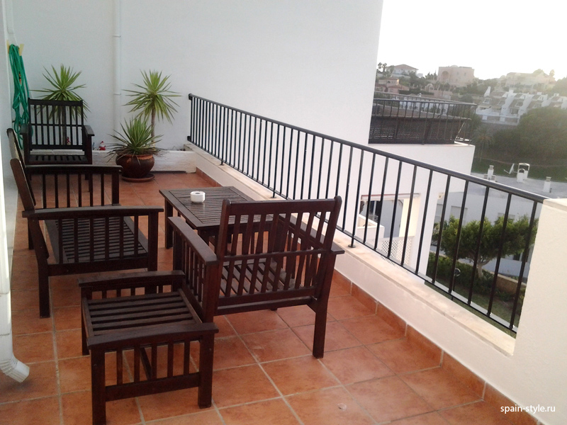 First floor terrace,  Luxury apartment in Benalmadena Torrequebrada