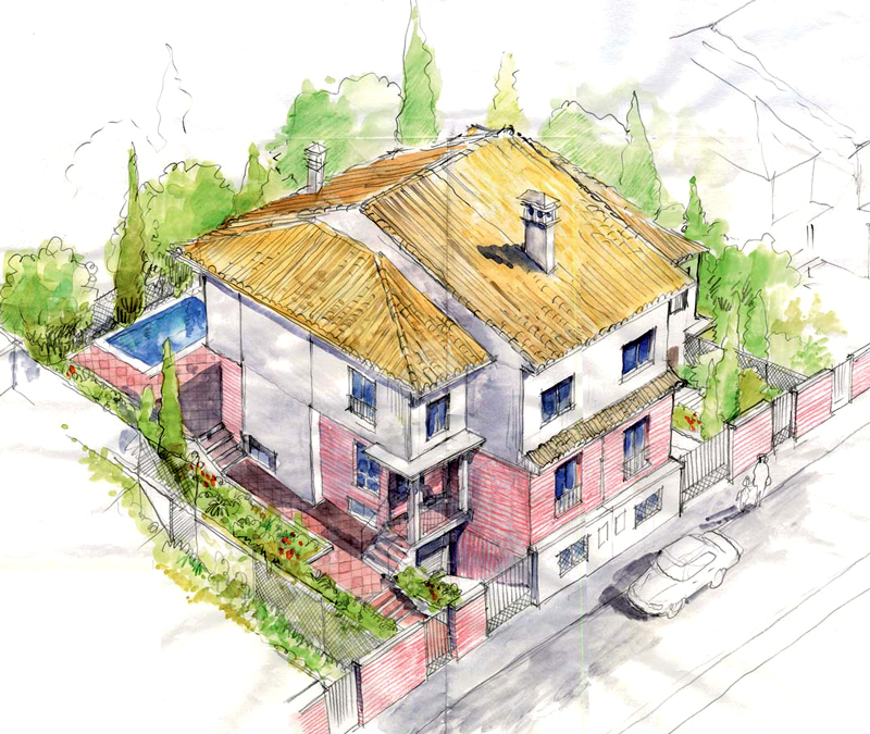 Vivienda adosada 3 dormitorios, Solar urbano con proyecto  en Provincia de Granada, Valle de Lecrín  