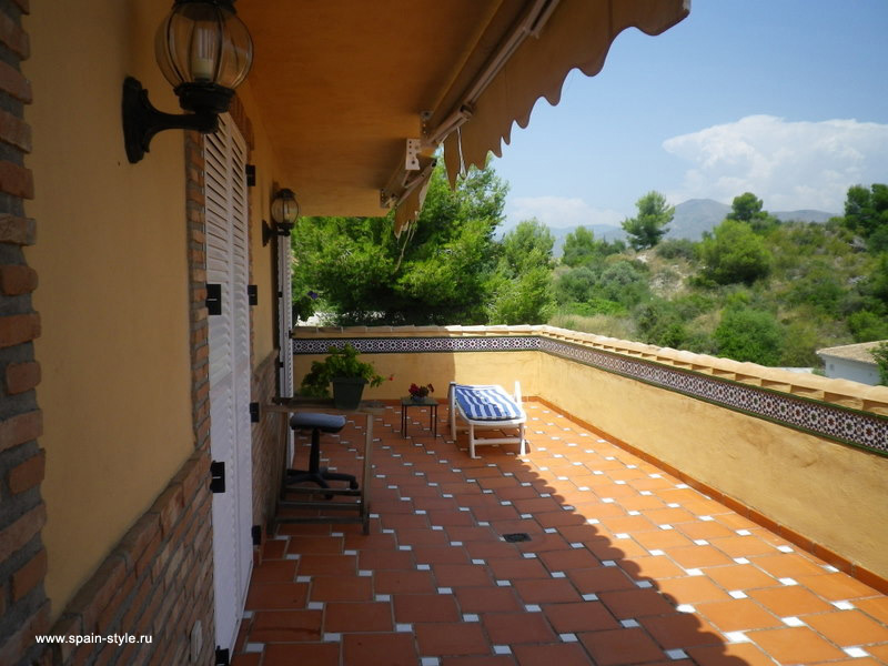Terrace,  Villa  for rent in Almunecar, La Herradura