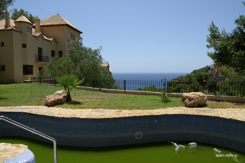 Jardín de piscina, Villa en Cerro Gordo,   Almuñécar