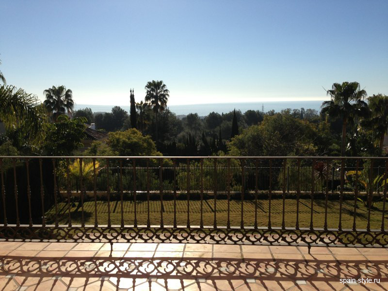 Вид  с террасы, Luxury villa for sale in Marbella