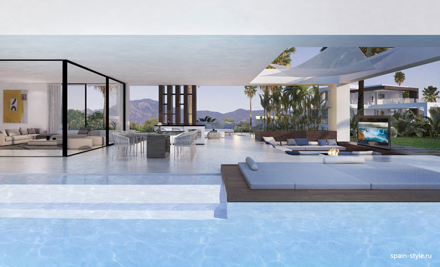  Luxury sea view villas  in the New Golden Mile 